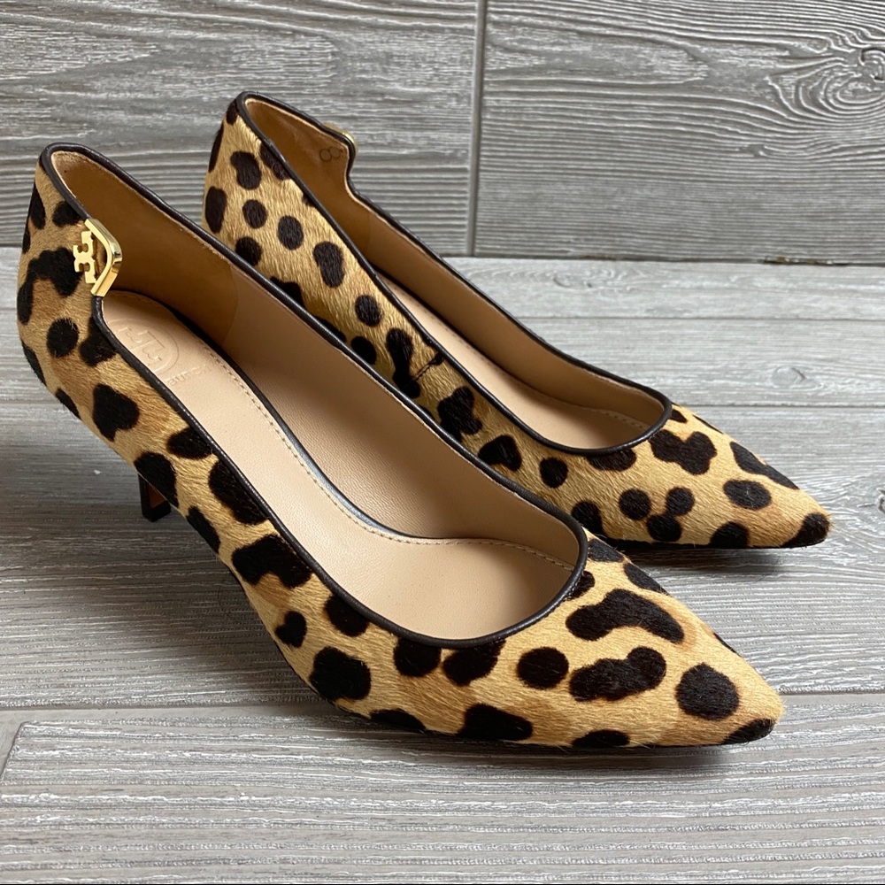 New Tory Burch Leopard Print Heels
